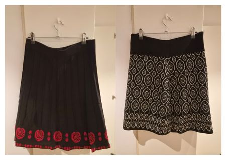 Winter‑Jupes mit Muster