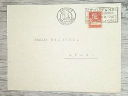 TR20 Enveloppe + Timbre Suisse 1928