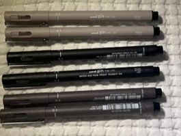Mitsubishi Pencil Uni Pin Fine Line 0.5, 0.1