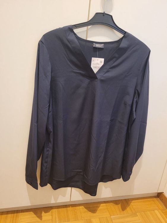 Blouse Gabrielle Seillance - Taille 48, Noir Imprimé, Neuve Sans étiquettes