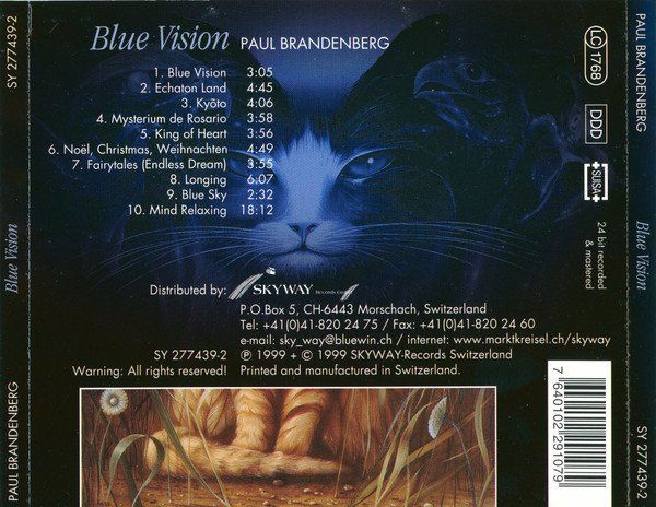 CD: Paul Brandenberg – Blue Vision – Usato da St.Gallen venduto da jalamusic 1