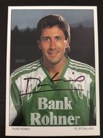 FC St. Gallen Rarität: Autogrammkarte Hugo Rubio! Top!