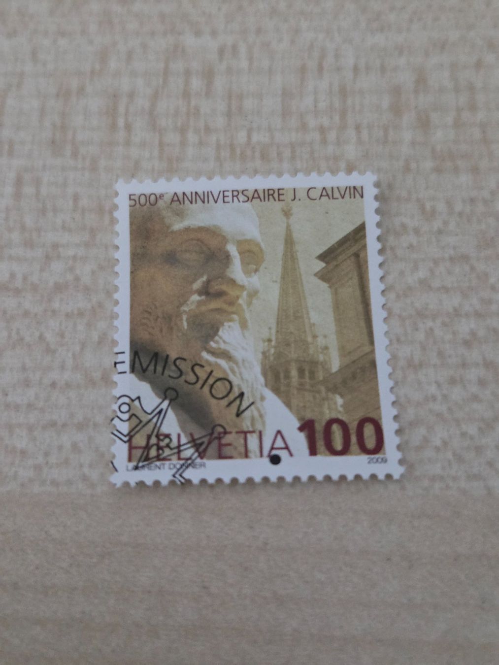 Alle Briefmarken: 2009 500.Geb.Tag J.Calvin – Gebraucht aus Aarau von Casl63
