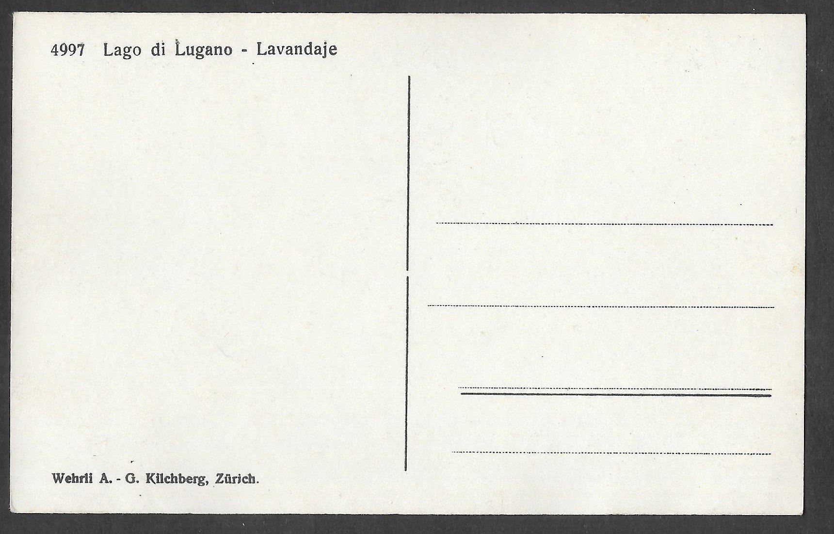 Cartoline postali: Lago di Lugano Lavandaie – Usato da Olten venduto da clotaldi 1