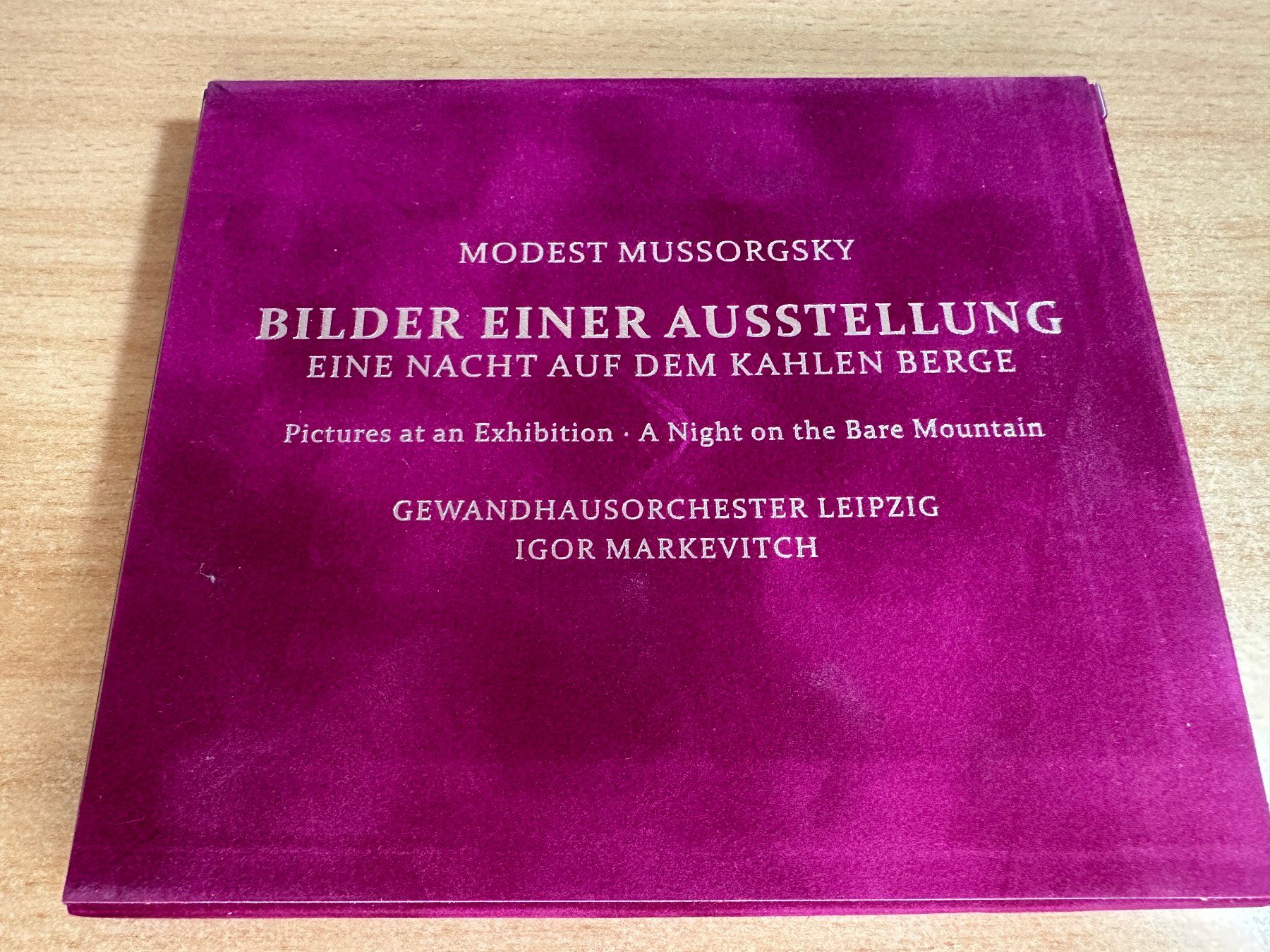 CD: K9 Modest Mussorgsky - Bilder einer Ausstellung – Usato da Rikon im Tösstal venduto da Alpenmutz 1