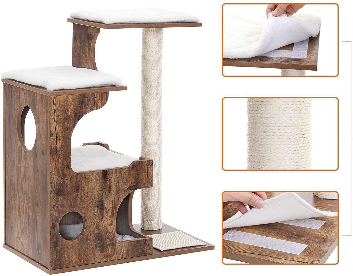 Tiragraffi: FEANDREA Kratzbaum 88 cm Vintagebraun – Nuovo e nell'imballaggio originale da Bottighofen venduto da zaap 3