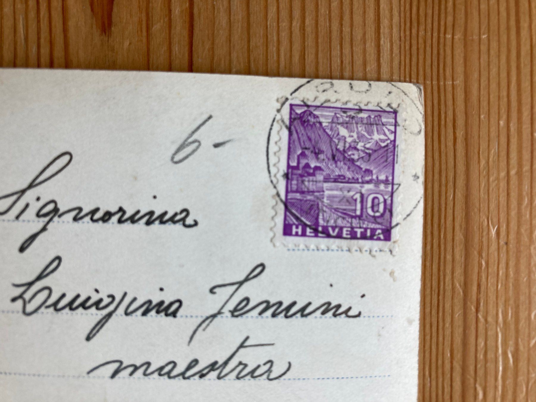 Cartoline postali: Lago Sfundau 2353 m - AK 1935 – Usato da Oberuzwil venduto da Henri09 1