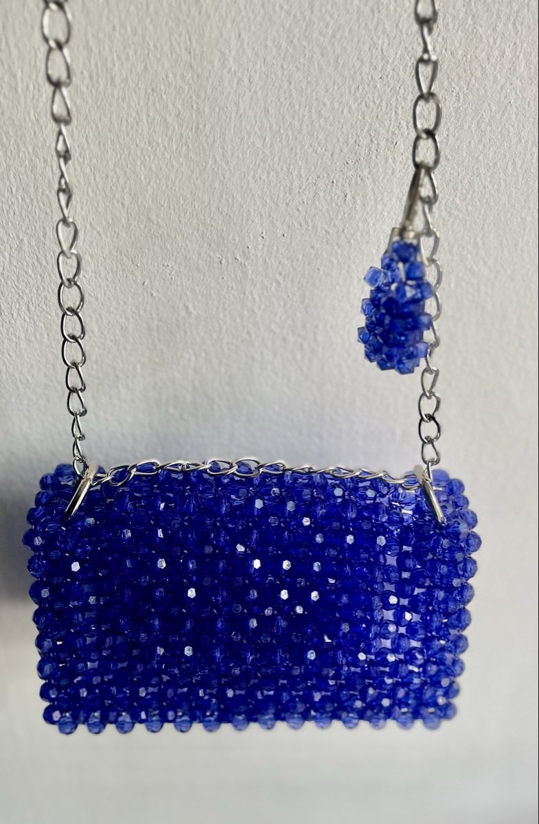 Borse da donna: Handgemachte Perlen-Handtasche mit Mini-Taschenanhänger – Nuovo (secondo la descrizione) da Möhlin venduto da mil_h55x 5