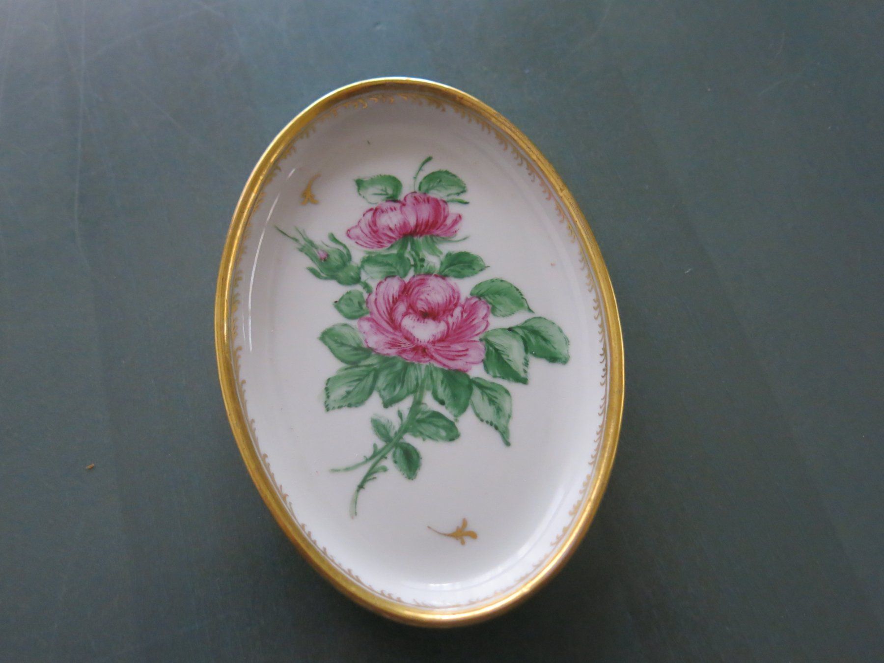 Servierplatten: Schale Langenthal klein oval mit Blumenmuster – Gebraucht aus Zürich von Fox410 1