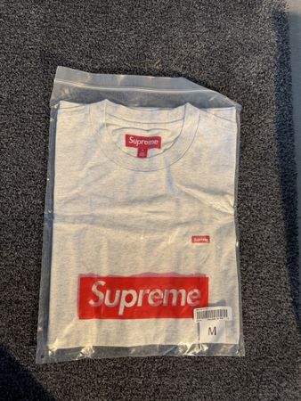 Supreme T-Shirt Small Box Ash Grey Grösse M neu