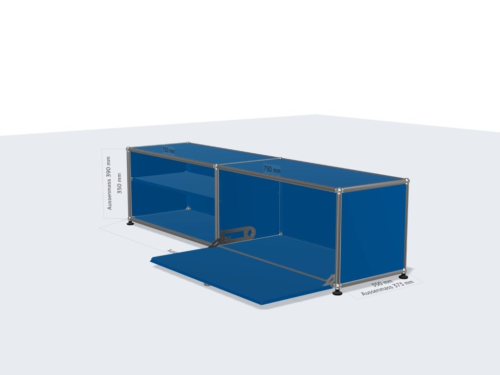 Scaffali: Modernes USM Haller Sideboard Navyblau – Nuovo (secondo la descrizione) da Zürich venduto da RETRO_FEARLESS 1