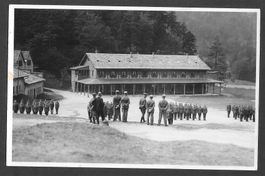 Festung Luziensteig bei Maienfeld mit Militär