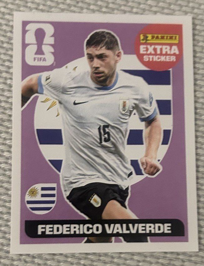 Panini Carte collezionabili: * Panini WM 2026 - Extra Sticker - Federico Valverde – Nuovo (secondo la descrizione) da Rüti - ZH venduto da Elturco31