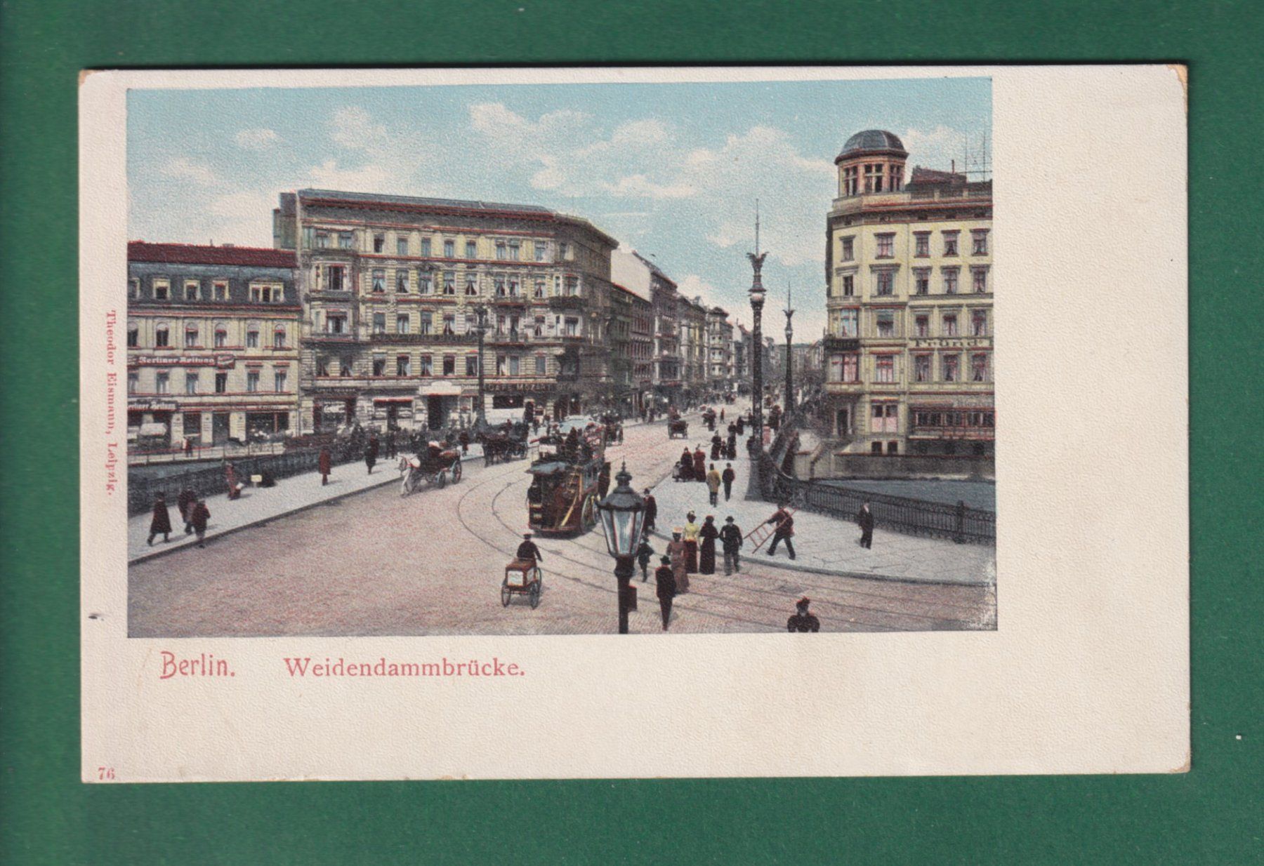 Ansichtskarten: BERLIN - Weidendammbrücke – Gebraucht aus Pully von nicecards-shop