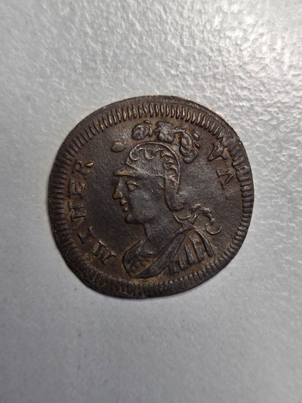 Tutti le monete: Alte Münze 1 Rechen Pfennig MINERVA – Usato da Luzern venduto da Kartenansicht