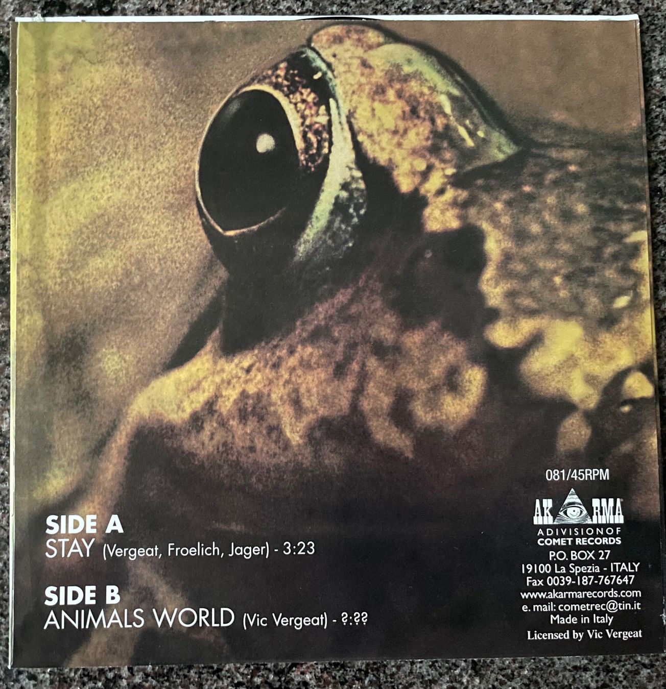 Schallplatten: TOAD - same - AKARMA Vinyl LP – Gebraucht aus Olten von Bluespapst 3