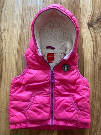 ESPRIT Weste Gr. 74 / 80 Pink Gilet