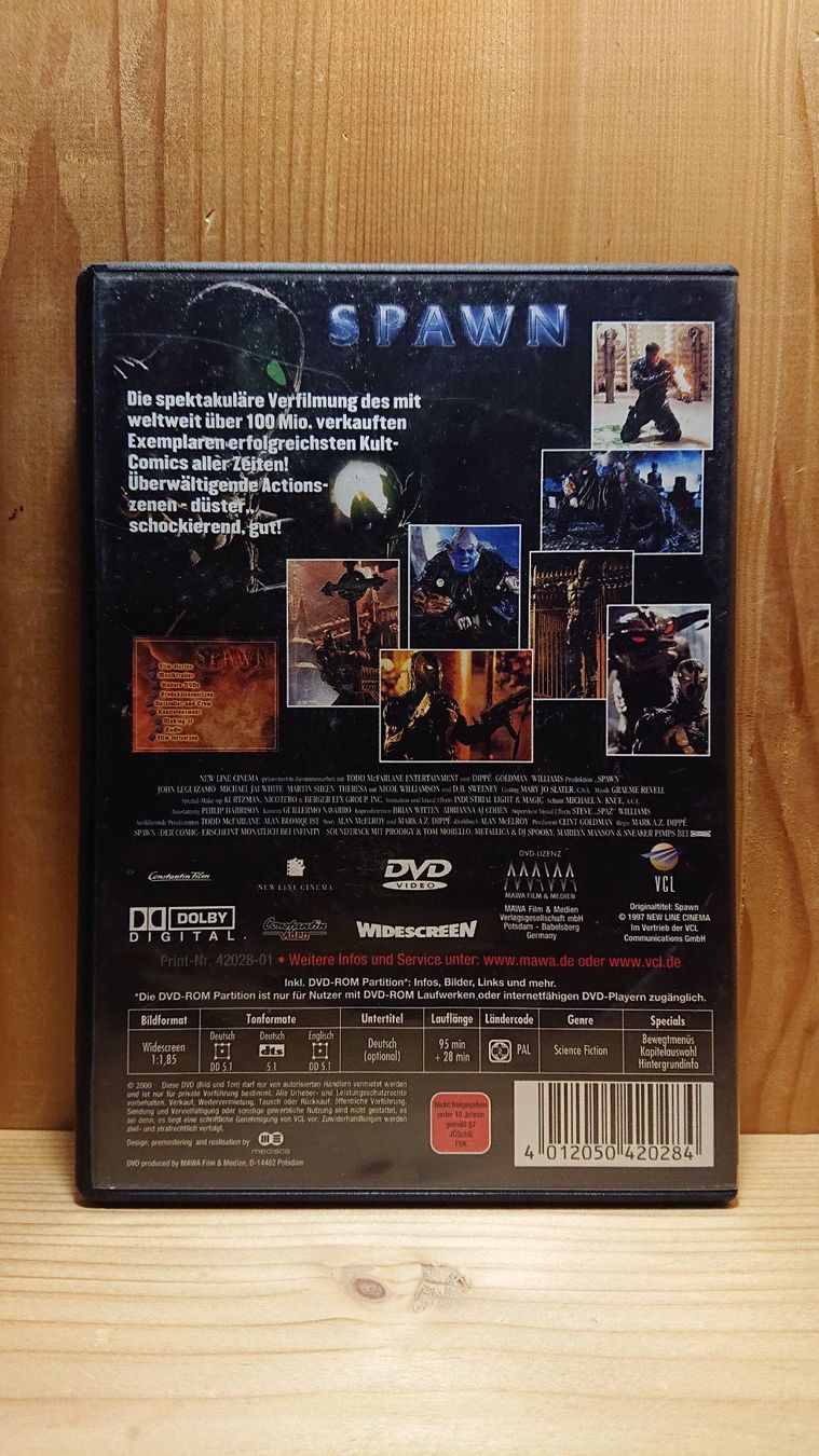 Tutti i DVDs: SPAWN Director's Cut auf DVD mit Michael Jai White – Usato da Wilderswil venduto da Exebub 1