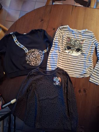 Mädchen Langarm Shirts Gr 134/140