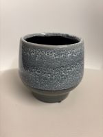 Übertopf Mica Decorations Keramik grau weiss neuwertig