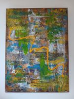 "It all ends as it once began", canvas frame, 30 x 40 cm