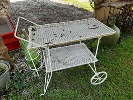 antiker Servierwagen