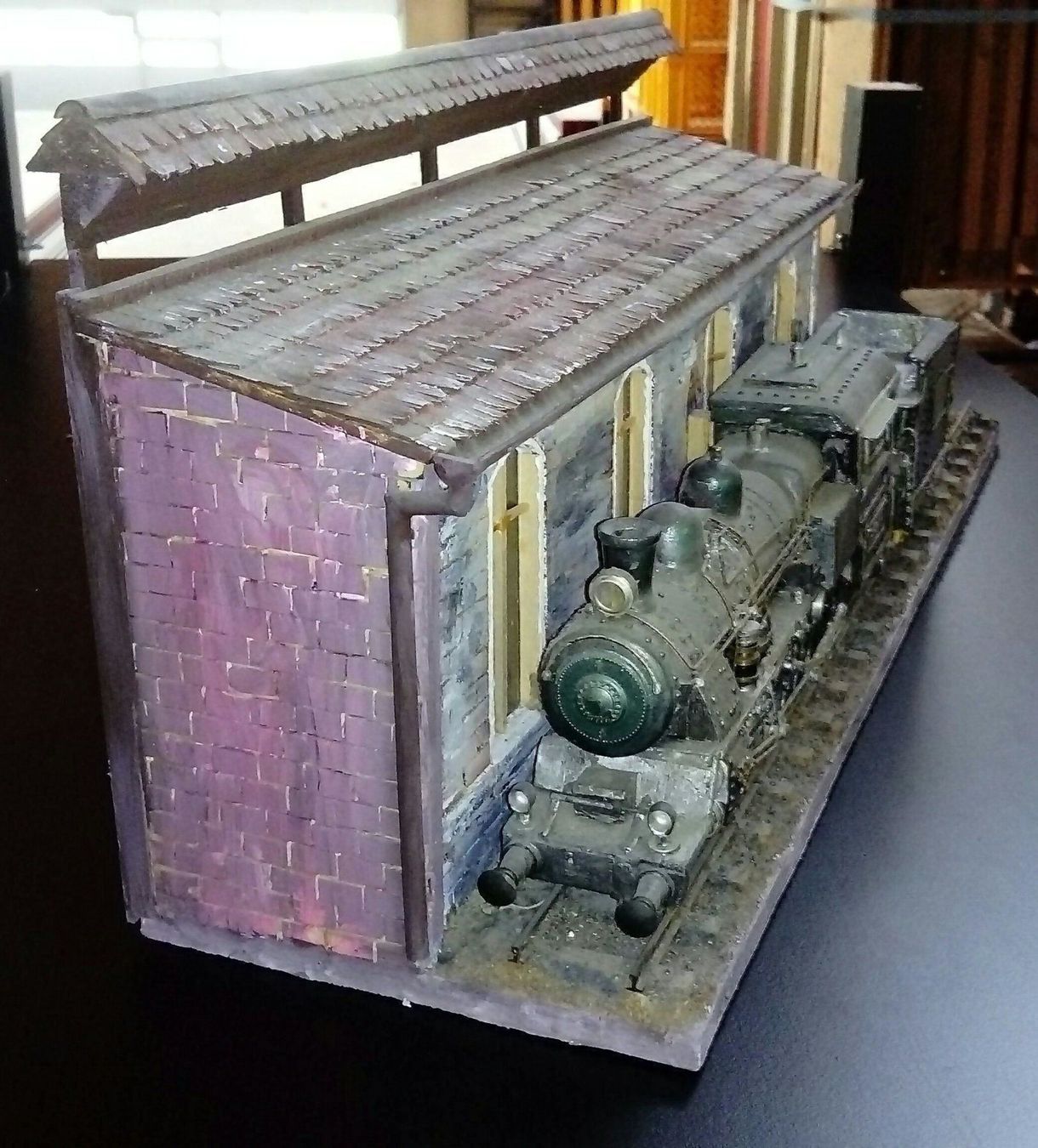 Cartoline postali: Bahnhof mit Lokomotive – Nuovo (secondo la descrizione) da Grüningen venduto da SaSiSo 2