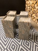4 Design-Granitfüsse für Salontisch/Couchtisch