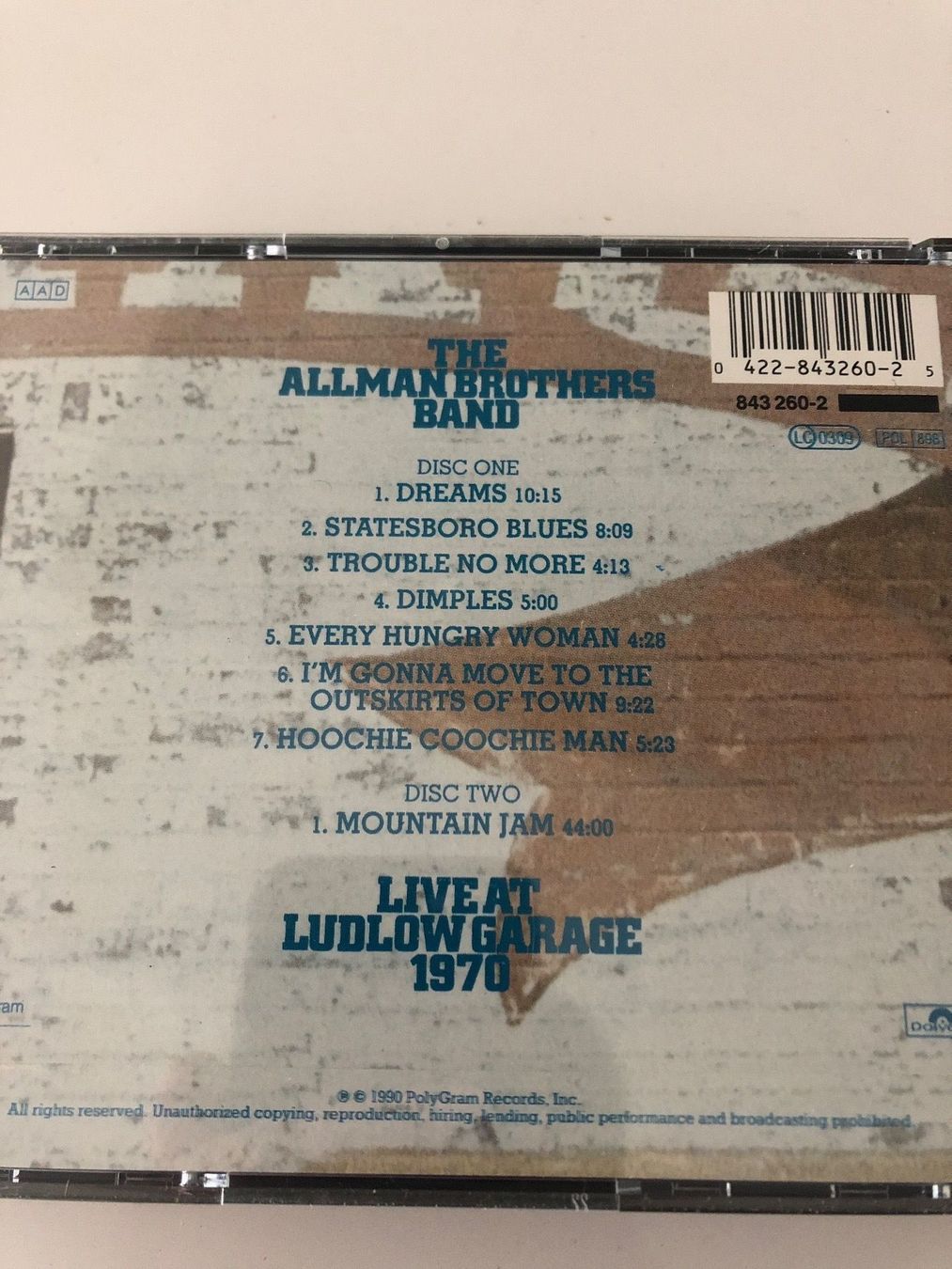 CD: The Allman Brothers Band – Usato da Weggis venduto da Steff125ch 1