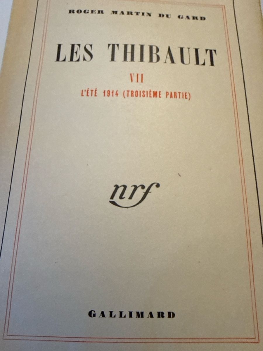 Libri: LES THIBAULT 8 tomes de Roger Martin Du Gard – Usato da Schmitten FR venduto da Hohezelg 8