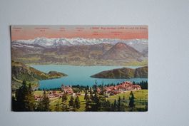 AK Rigi-Kaltbad und die Alpen