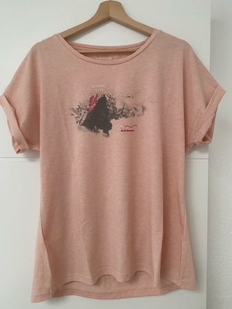 Mammut Damen Funktionsshirt Gr. XL – Eiger Print – Rosa