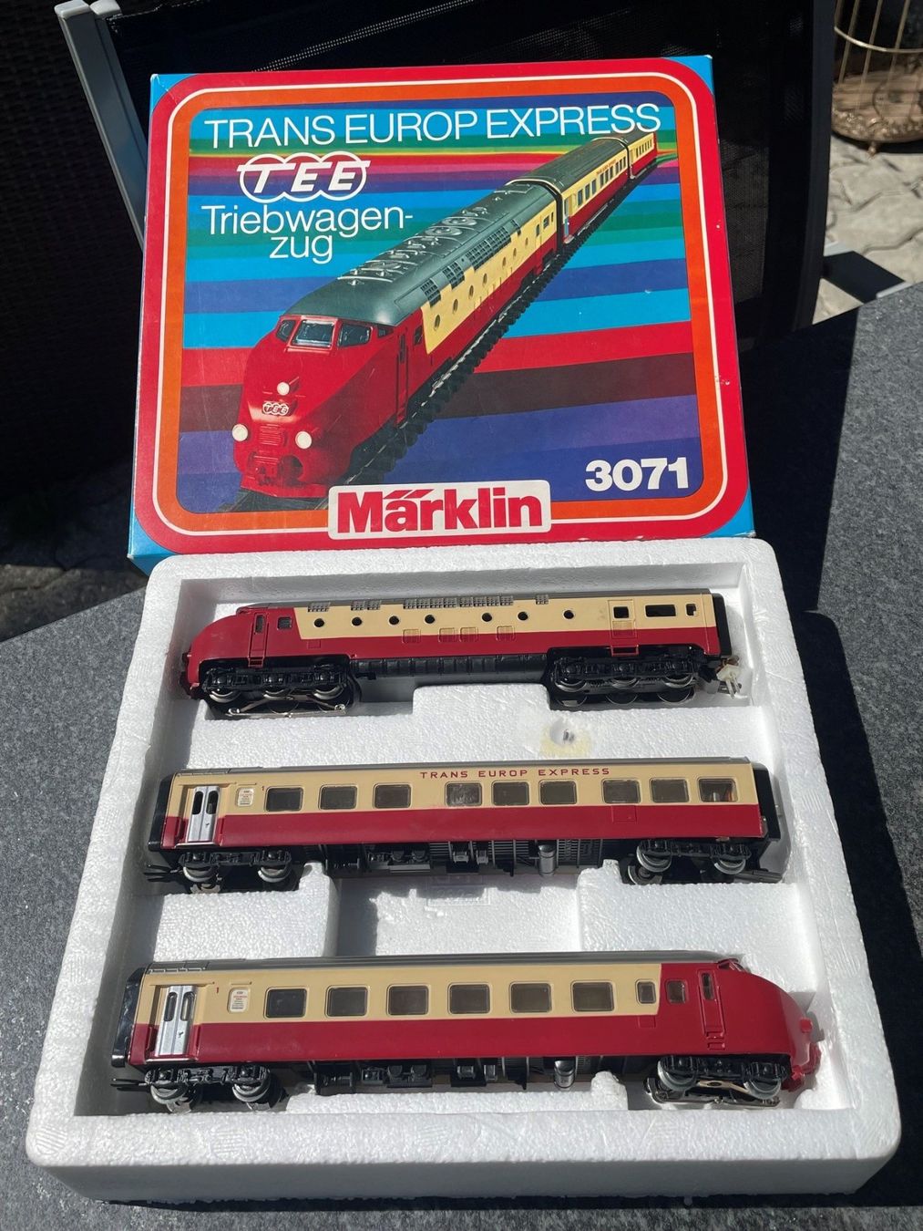 Märklin Modelleisenbahnen: MÄRKLIN 3071 TEE Triebwagenzug – Gebraucht aus St. Antoni von Bre64
