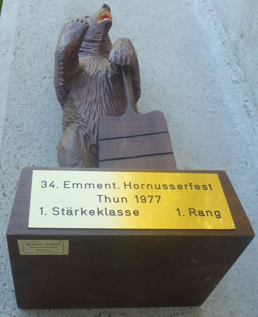 Figurines: ++ Wunderschöner, geschnitzter Brienzer-Bär – D'occasion à Walkringen par Casablanca777 3