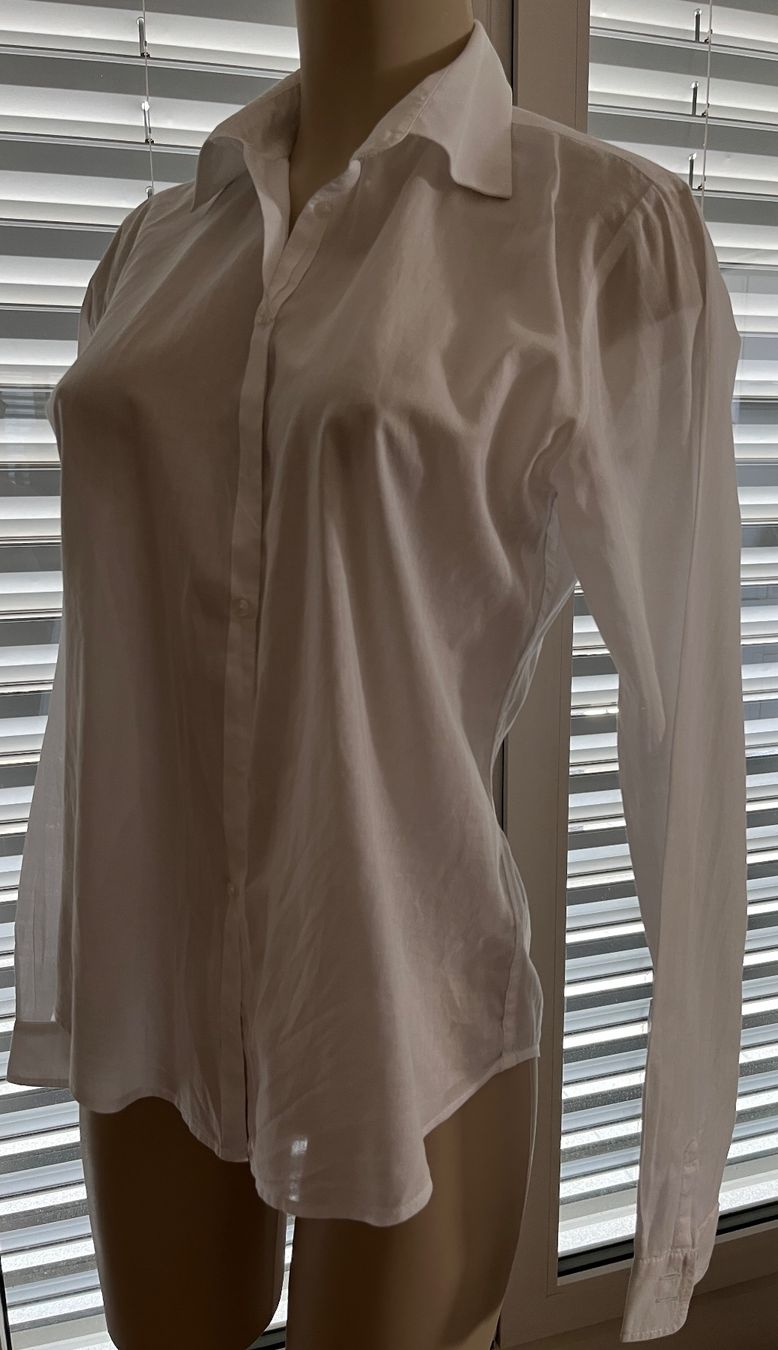 Marc O'Polo Camicette: Longbluse Marc O'Polo, weiss, Gr. 38 – Nuovo (secondo la descrizione) da Burgdorf venduto da wiwy51