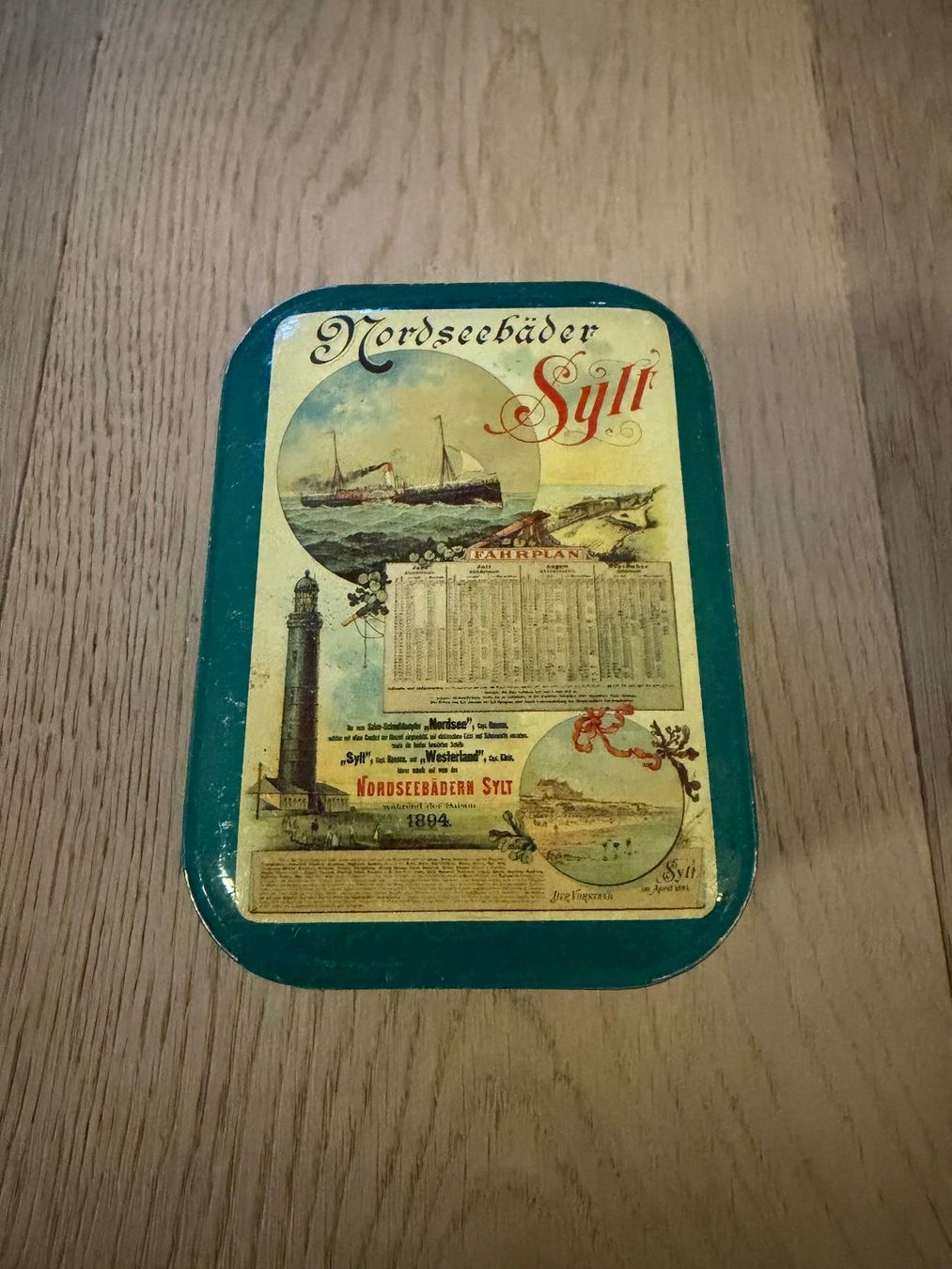 Zuccheriere: Historische Teedose - Nordseebäder Sylt – Usato da Hombrechtikon venduto da bettersurfer