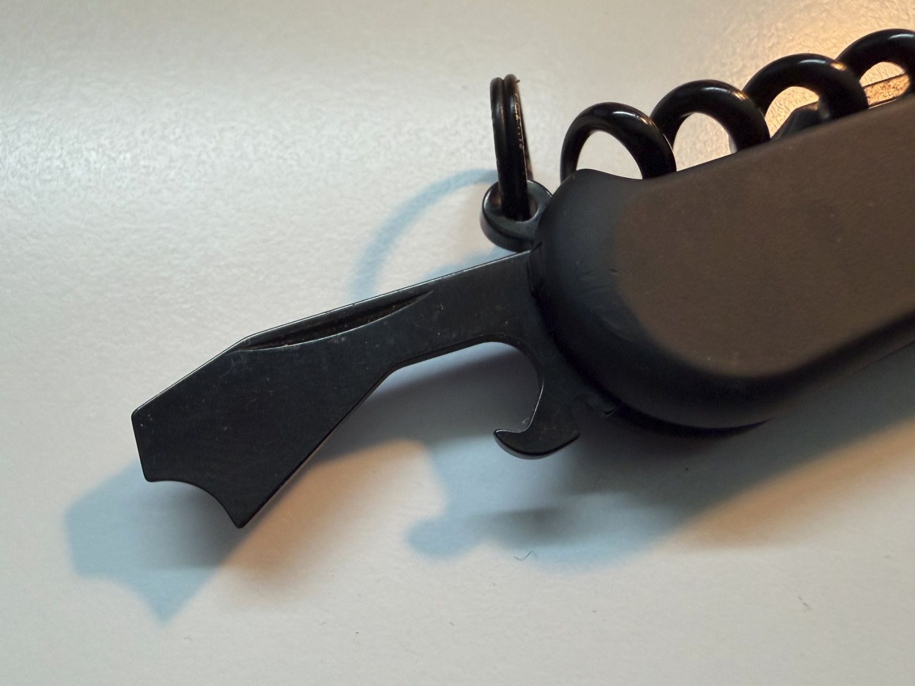 Wenger Taschenmesser: Wenger Blackout, schwarze Klinge, Softgrip – Gebraucht aus Langnau am Albis von Danig0 5