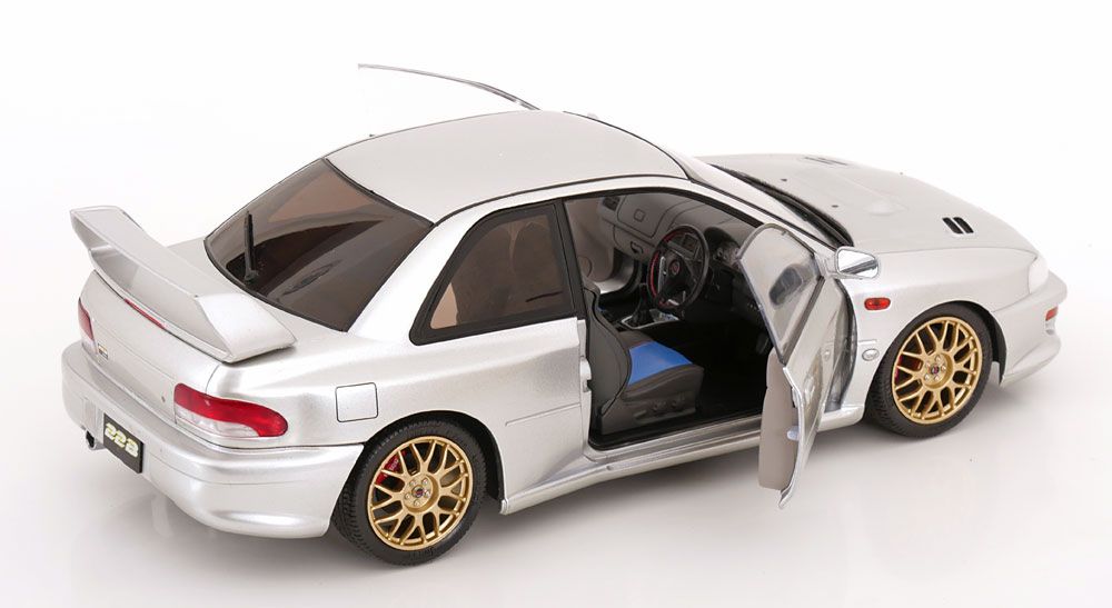 Subaru Modellini d'auto: SUBARU IMPREZA 22B 1998 SILBER 1:18 SOLIDO – Nuovo e nell'imballaggio originale da Suhr venduto da Moebelsiralfred 4
