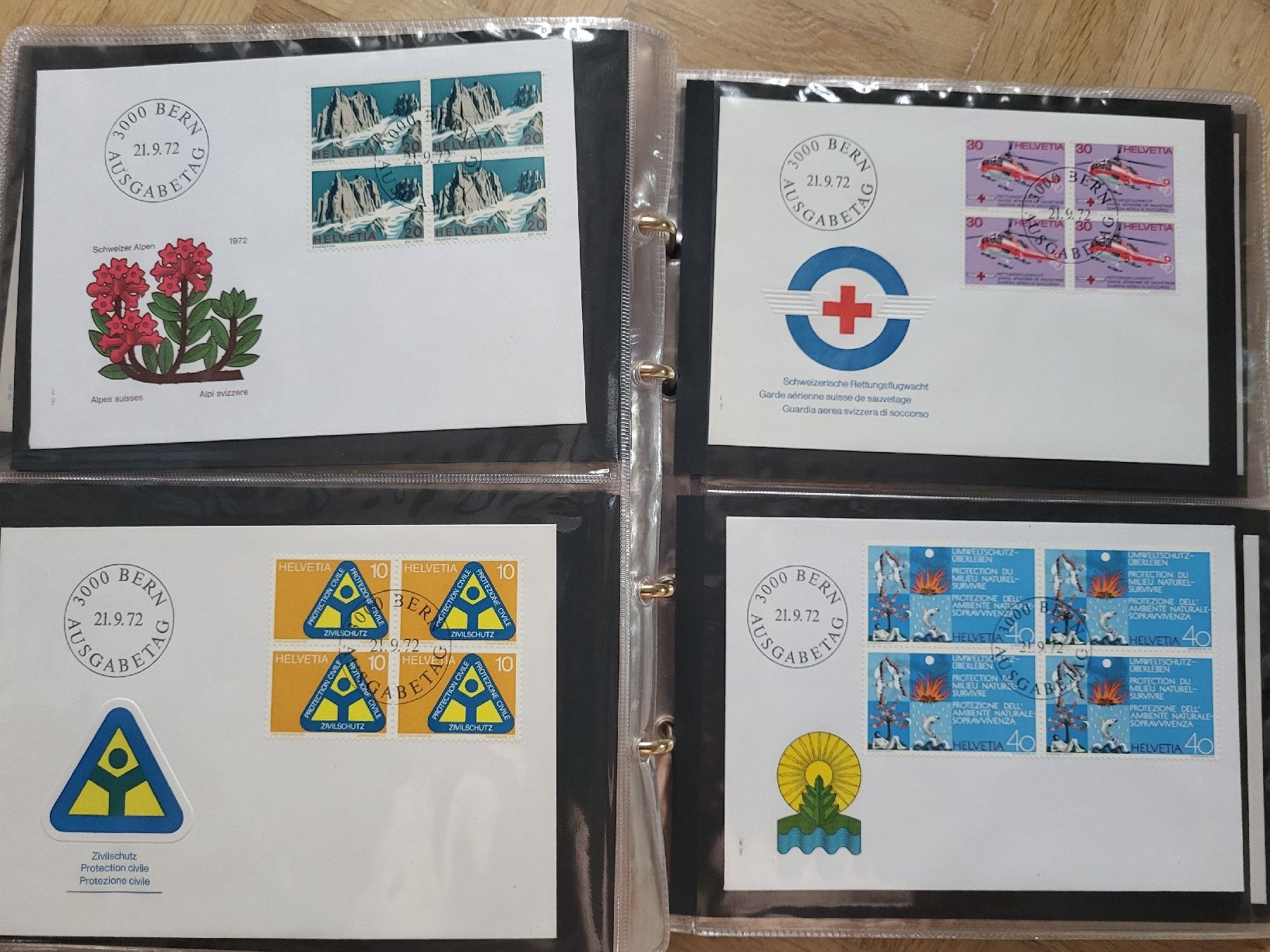 Tous les timbres: 122 Erstagsbriefe in einem Ordner  – D'occasion à stäfa par brandy66 4