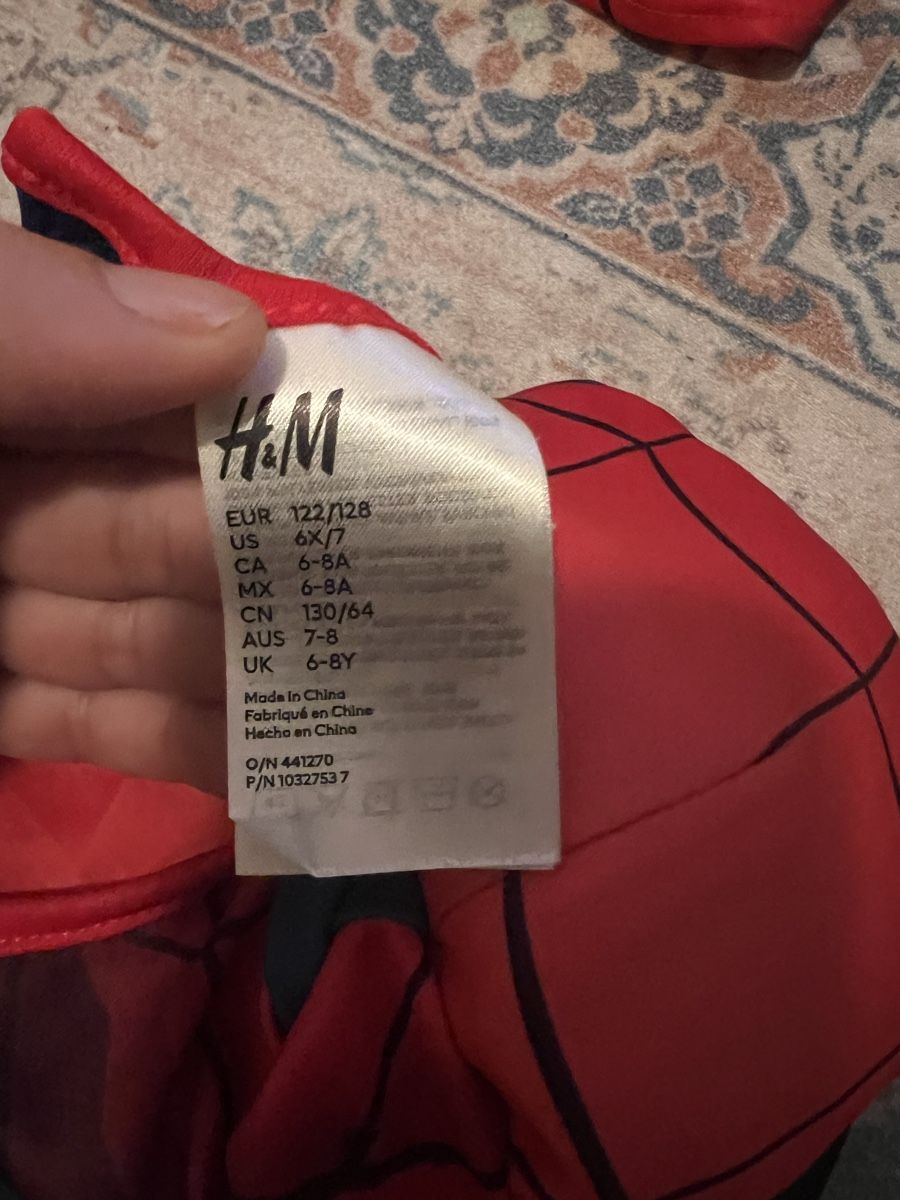 Costumi: Spiderman Kostüm H&M – Nuovo (secondo la descrizione) da Zollikofen venduto da Nesepalamutu 1