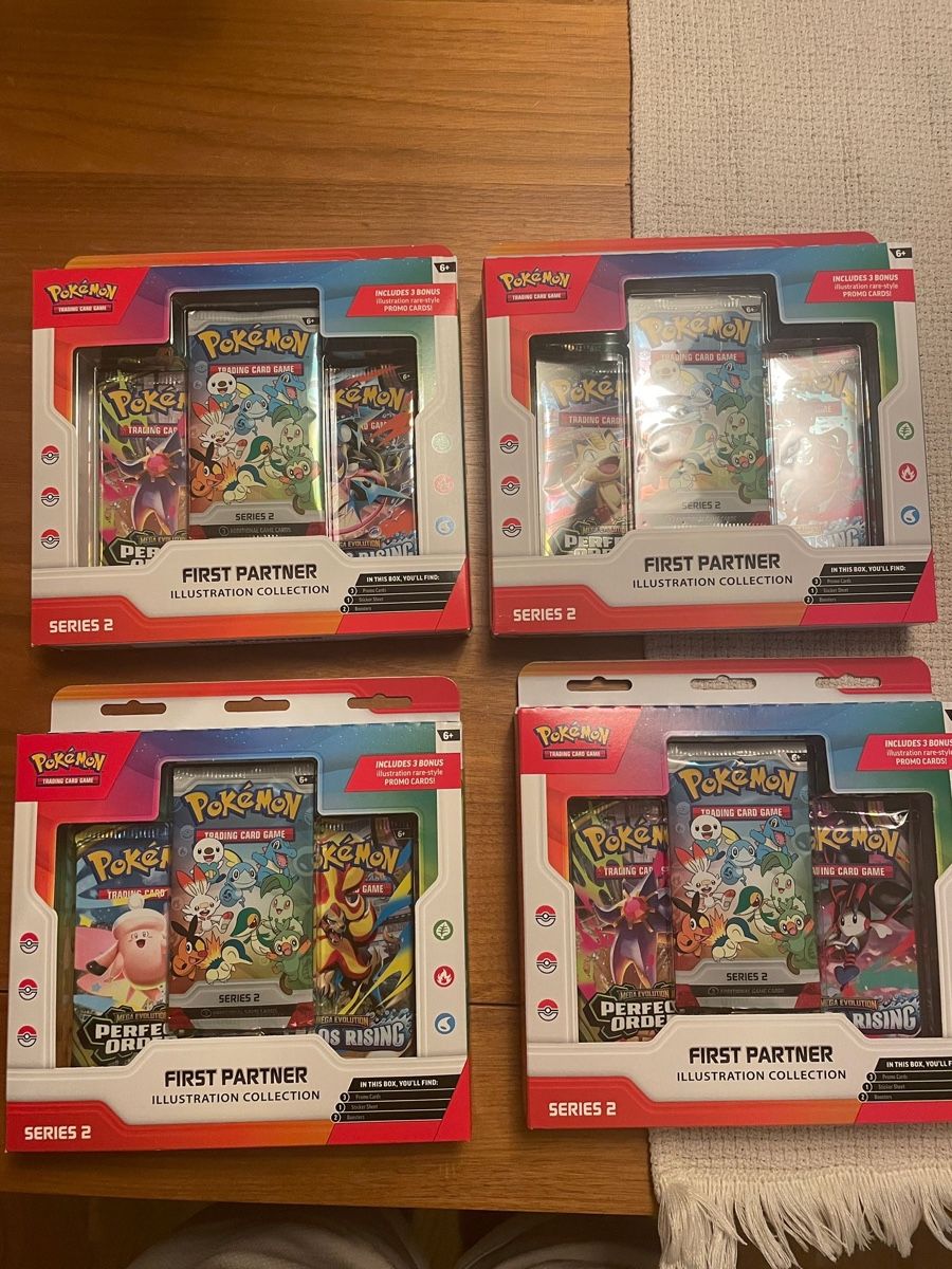 Pokémon Sammelbilder & Trading cards: Pokemon first partner illustration collection series 2 4x – Neu und originalverpackt aus Bern von mac_1