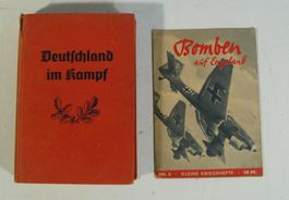 Buch Deutschland im Kampf + Heft Bomben auf England 1939