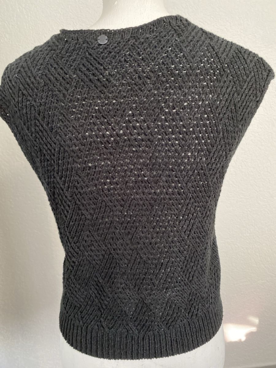 Nile Gilet & Giacche senza maniche: Nile Pullunder / Top schwarz Muster V-Ausschnitt Gr.  XS – Usato da Homberg b. Thun venduto da Homata 3