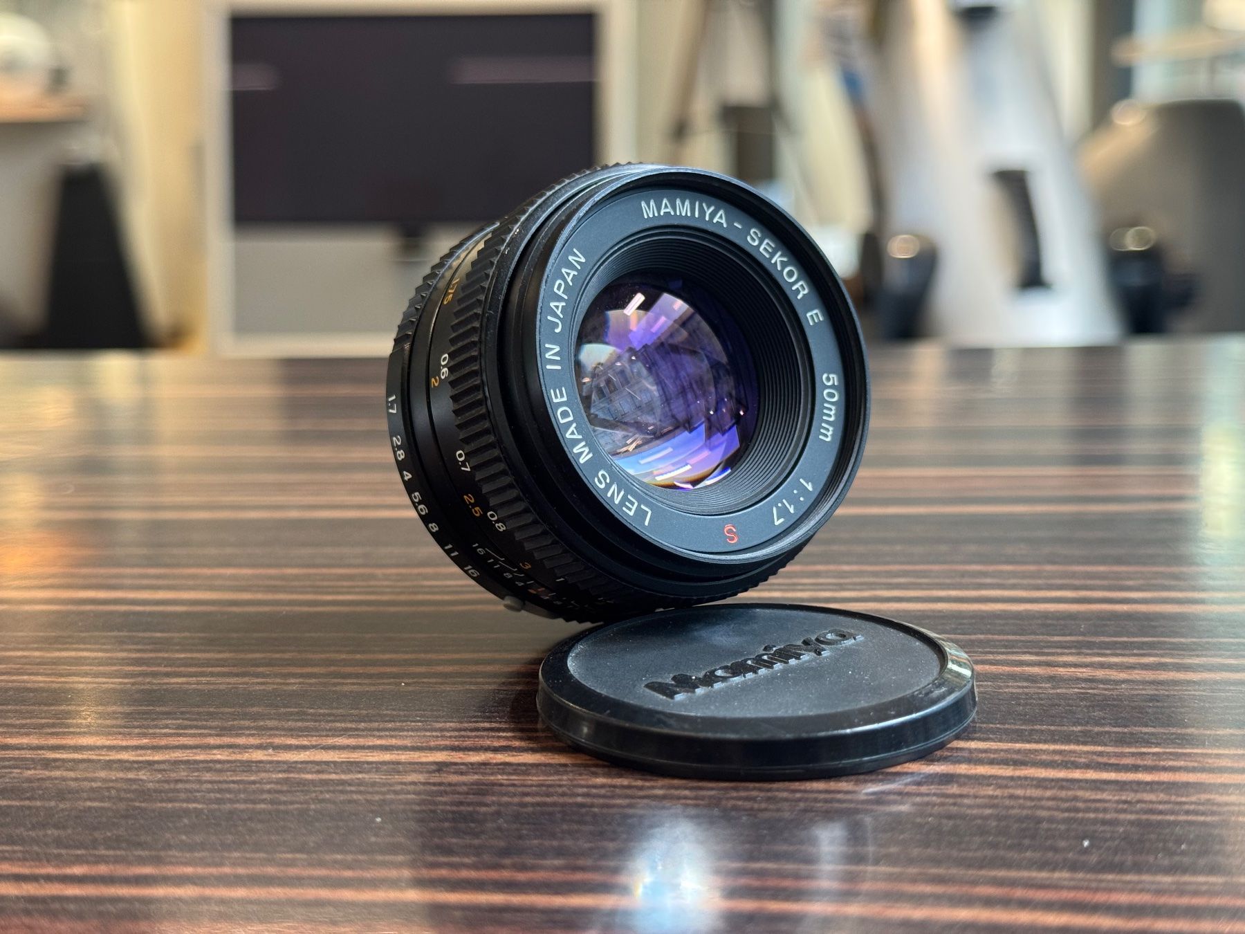 Mamiya Obiettivi: Mamiya-Sekor E 50mm 1:1.7 Objektiv – Usato da Zürich venduto da KochphotoAG