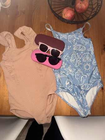 Badeanzug Set Mädchen Gr.122/128 Neu. Sommer. Meer. ☀️🐚