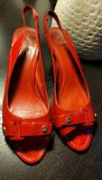 Elegante Calvin Klein Slingpumps, rot, Gr. 38