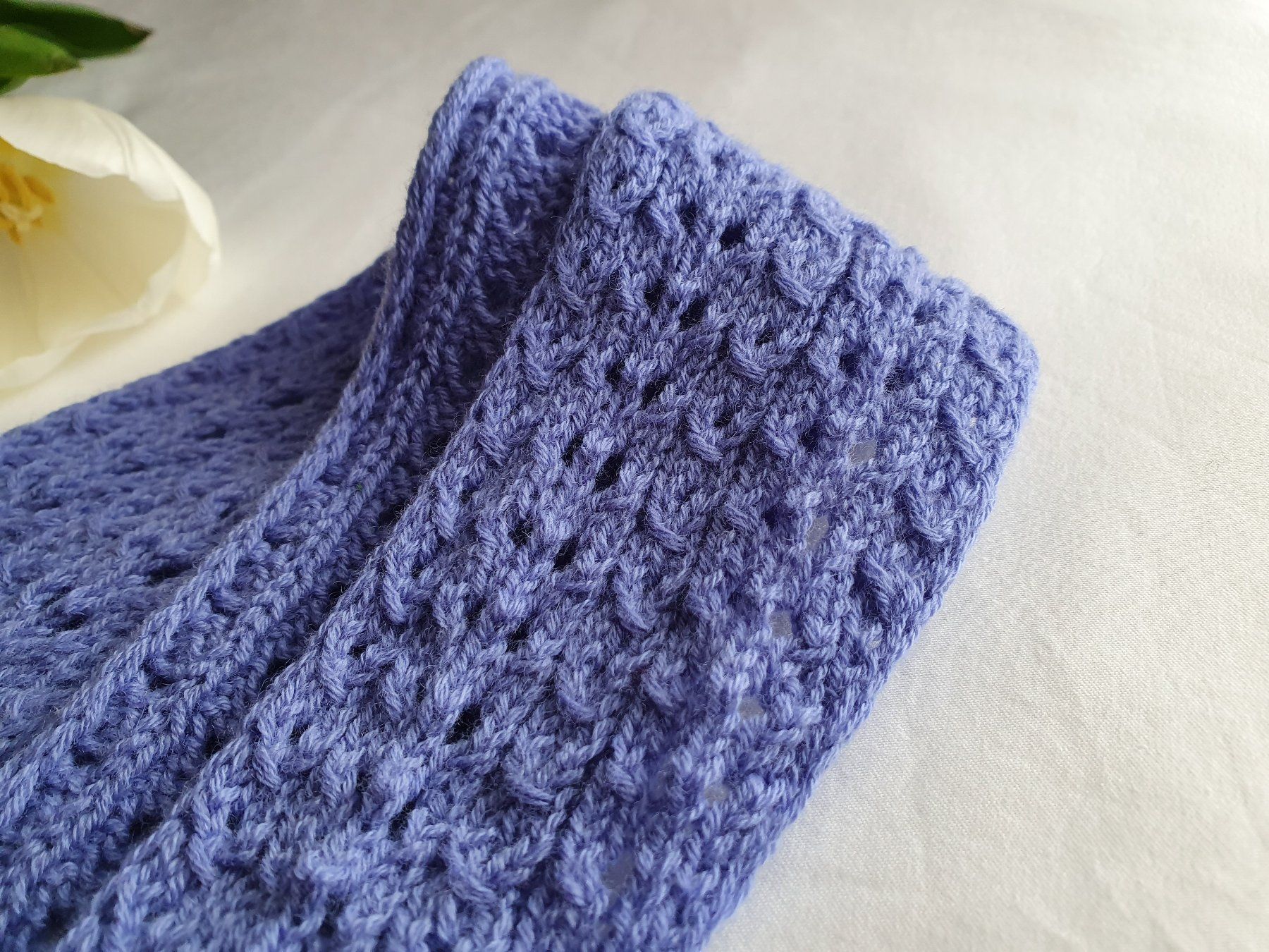 Foulard & Sciarpe: Mini scarf, Strickschal, Handgestrickt, Unikat, Geschenk – Nuovo e nell'imballaggio originale da Neunkirch venduto da Sandramay 3
