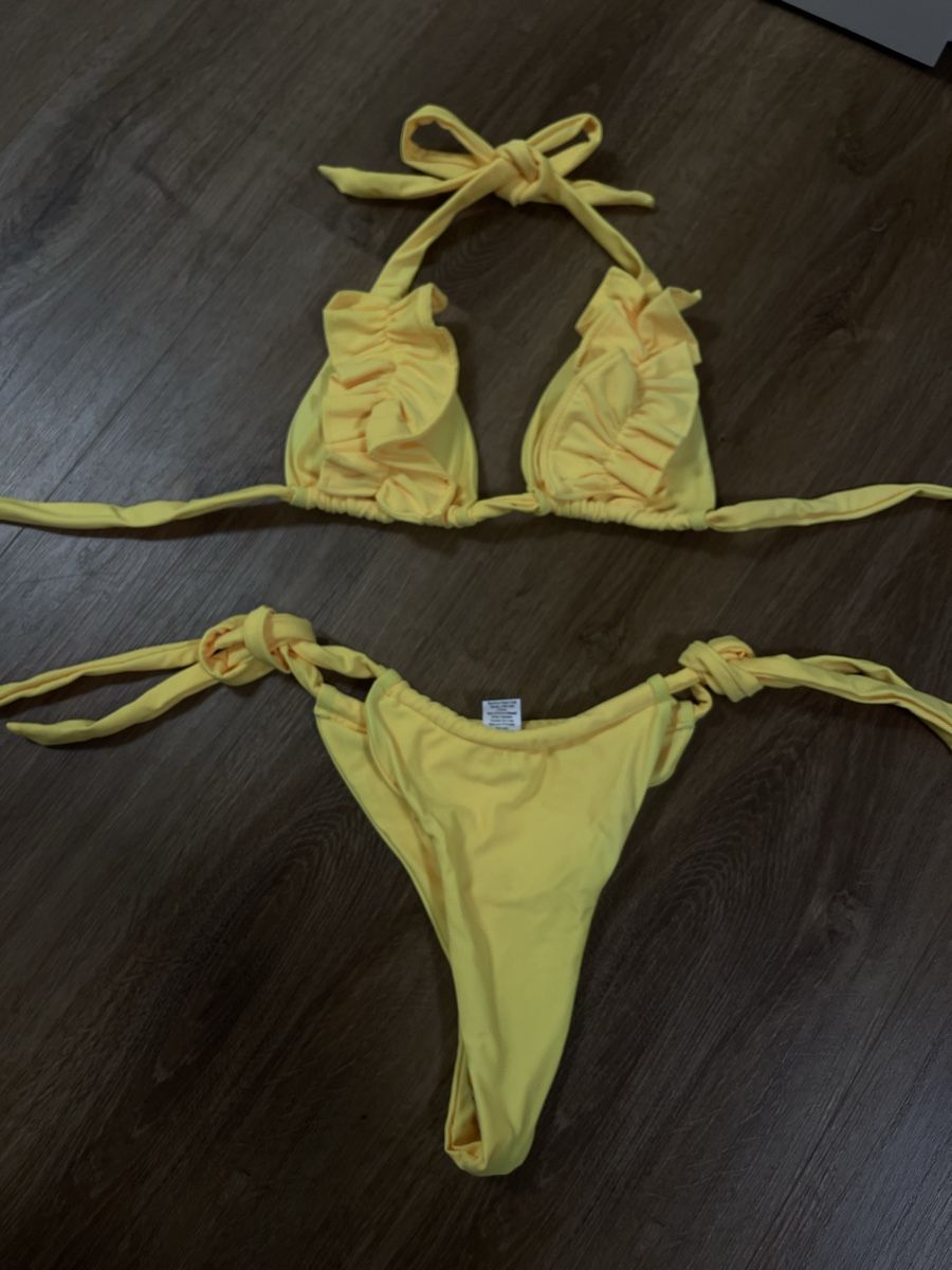 Costumi da bagno & Bikini: Gelbes Bikini Set Gr S High-Waist – Nuovo (secondo la descrizione) da Bassersdorf venduto da Sandy456 2