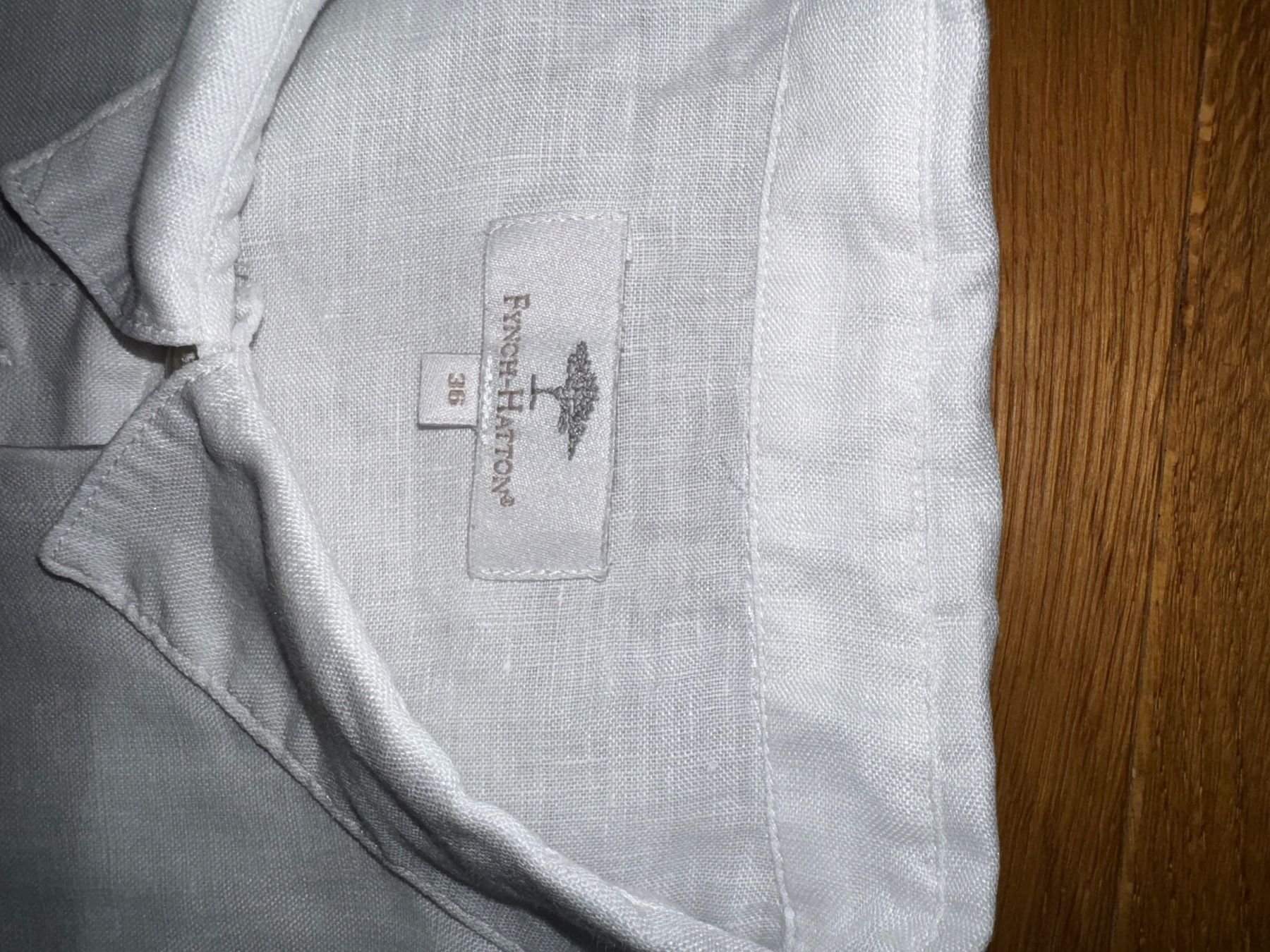 Blusen: Leinen Hemd weiss – Gebraucht aus Schaan von kri_tsw8 1