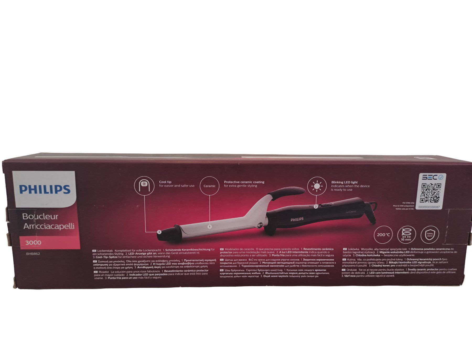 Philips Piastre & Arricciacapelli: PHILIPS Lockenstab 3000 Typ BHB862 – Usato da Männedorf venduto da Restwert_Maennedorf 3